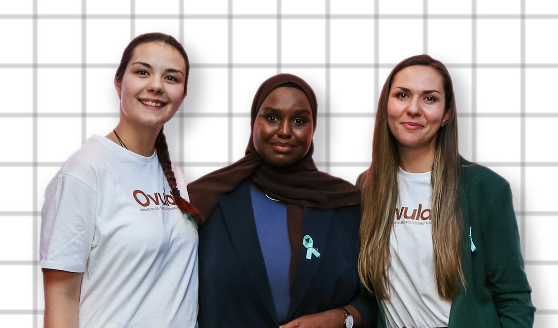 Grundarna av Ovulai, från vänster Katarina, Leyla och Kristina