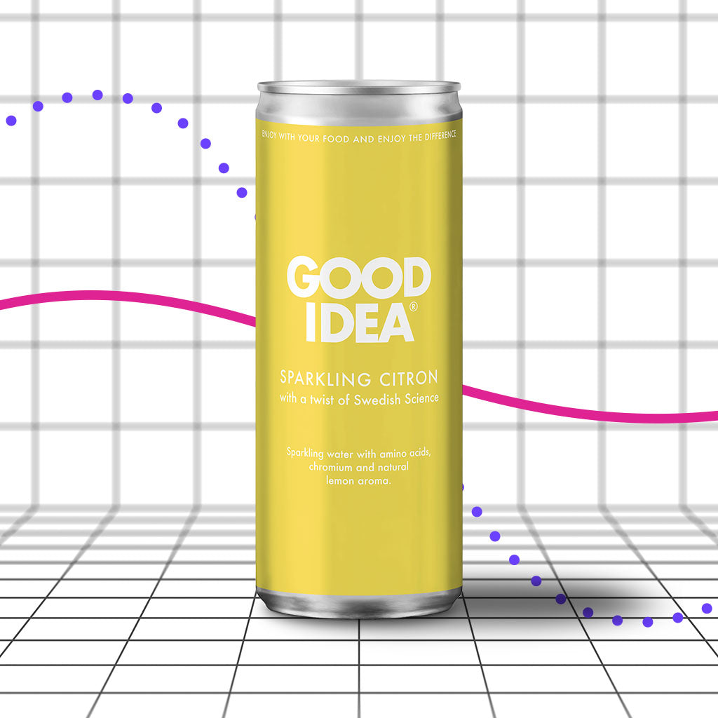 Good Idea Sparkling Citron och blodsockerkurvor